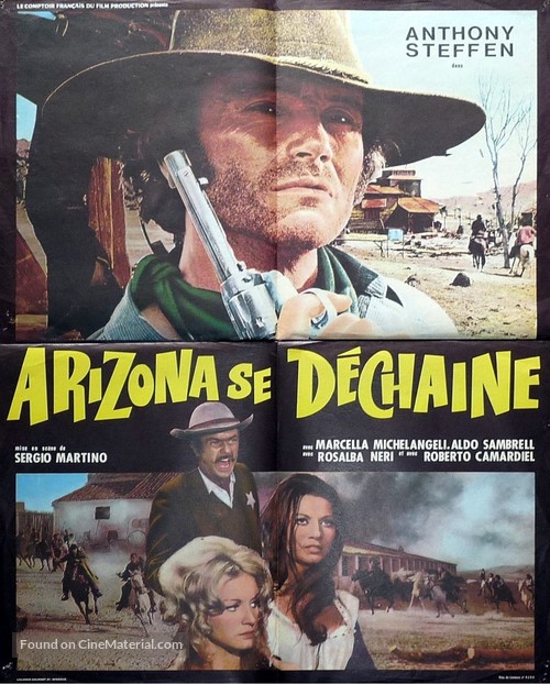 Arizona si scaten&ograve;... e li fece fuori tutti - French Movie Poster