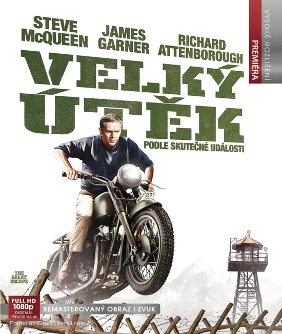 The Great Escape - Czech Blu-Ray movie cover