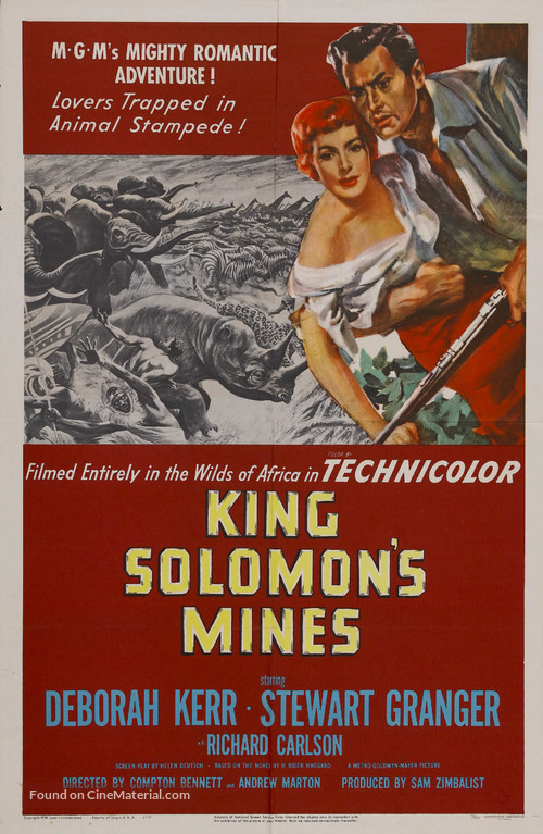 King Solomon&#039;s Mines - Movie Poster