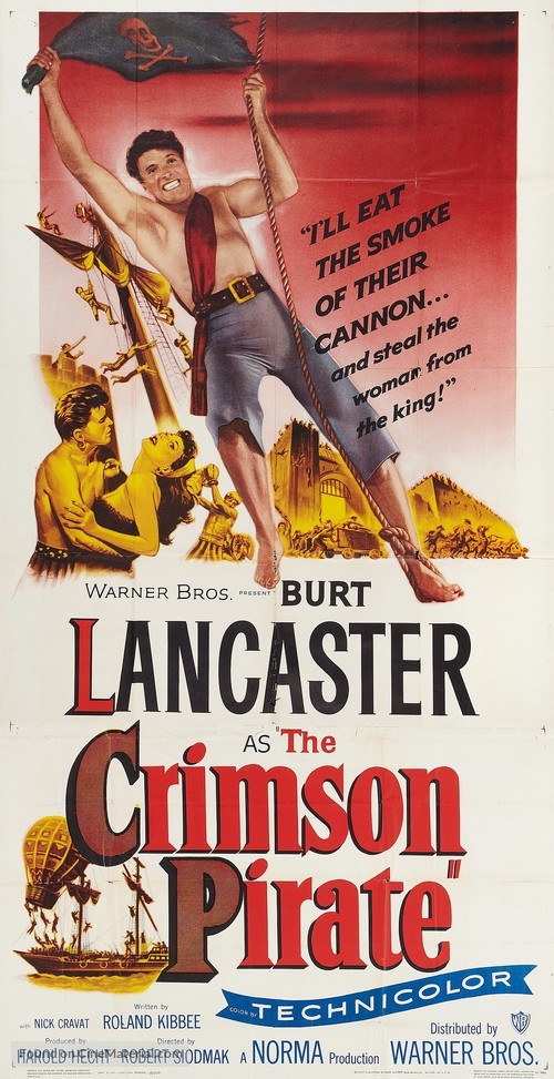 The Crimson Pirate - Movie Poster