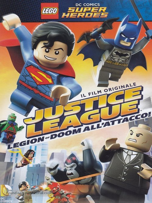 LEGO DC Super Heroes: Justice League - Attack of the Legion of Doom! - Italian Movie Cover