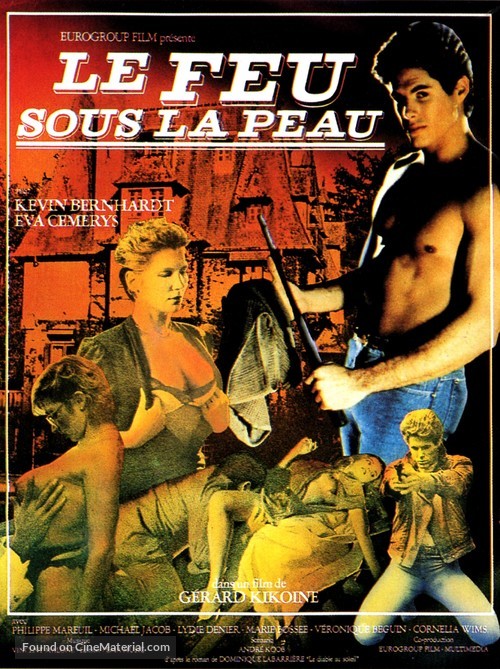 Le feu sous la peau - French Movie Poster