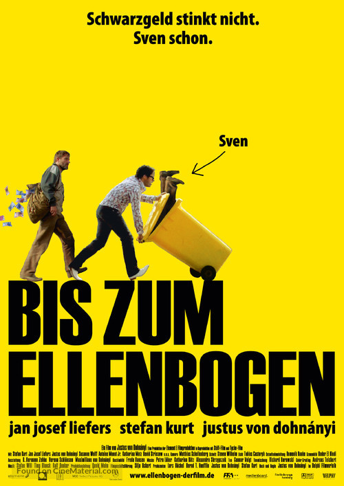 Bis zum Ellenbogen - German Movie Poster
