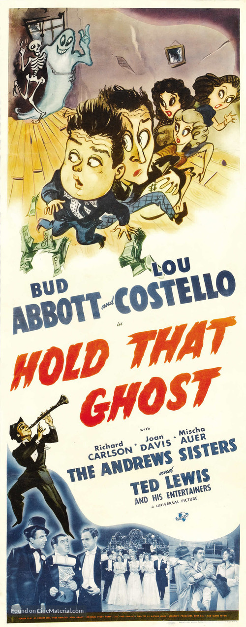 Hold That Ghost - Movie Poster