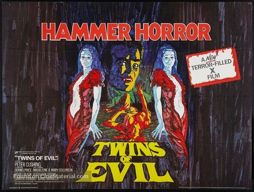 Twins of Evil - British Movie Poster