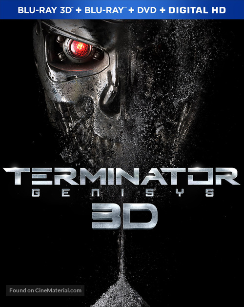 Terminator Genisys - Blu-Ray movie cover