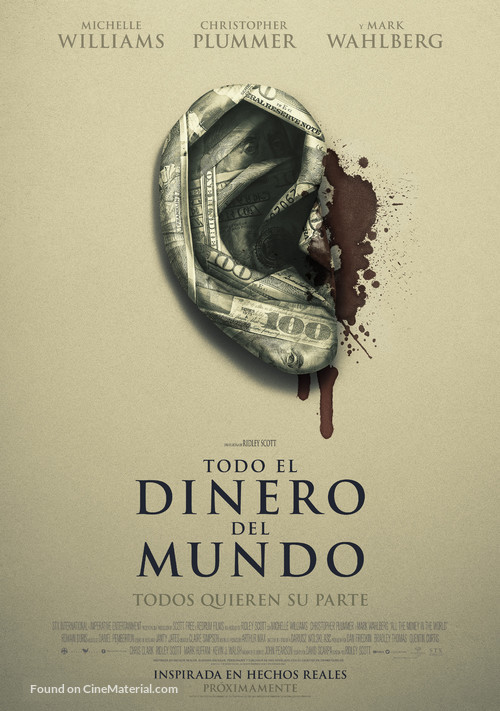 All the Money in the World - Spanish Movie Poster