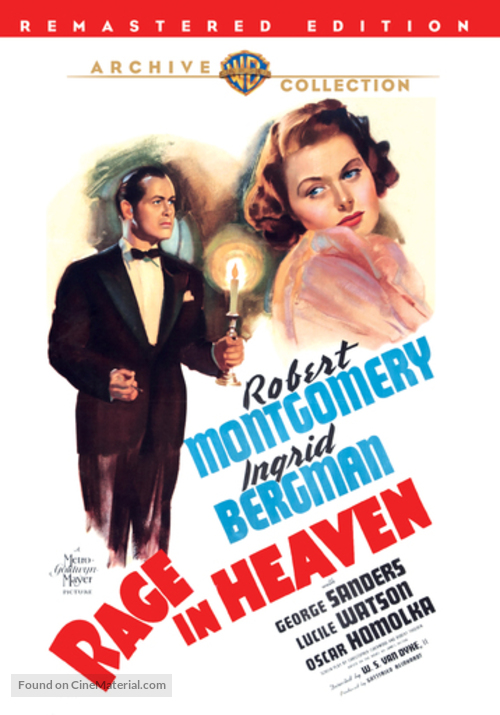 Rage in Heaven - DVD movie cover