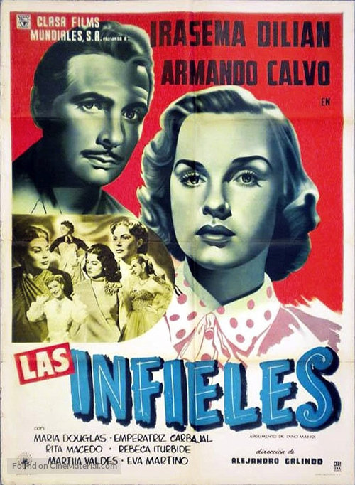 Las infieles - Mexican Movie Poster