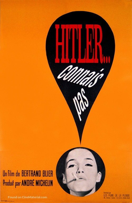 Hitler, connais pas - French Movie Poster