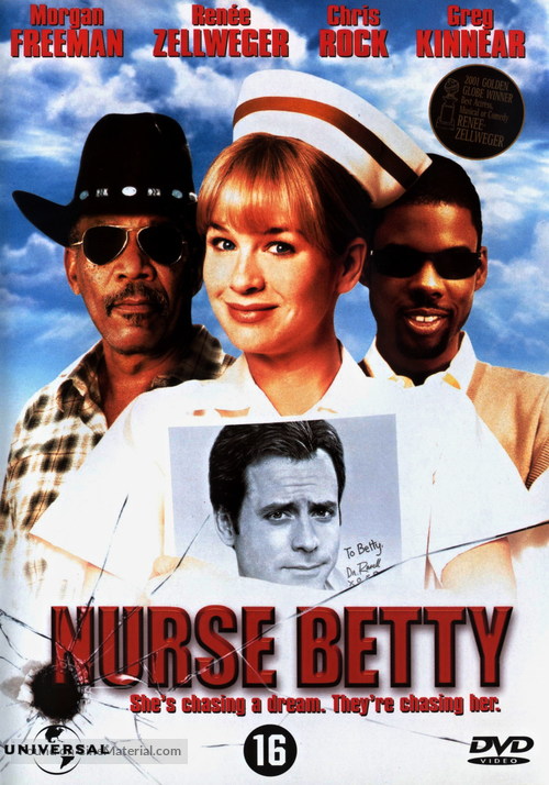 Nurse Betty - Dutch DVD movie cover