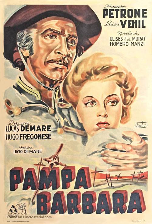 Pampa b&aacute;rbara - Argentinian Movie Poster