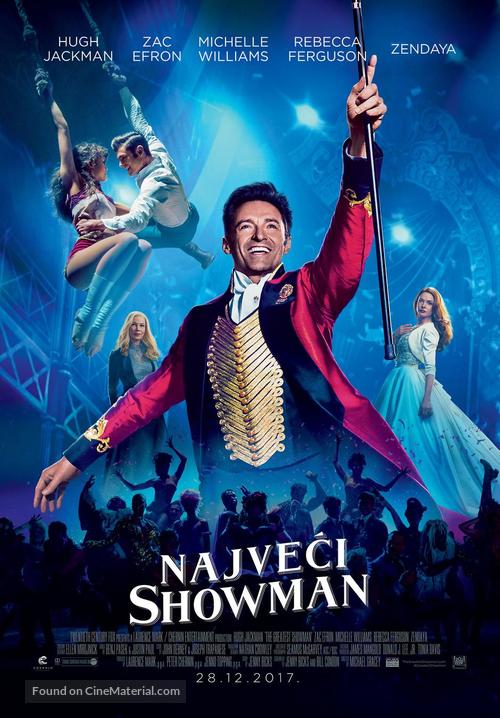 The Greatest Showman - Croatian Movie Poster