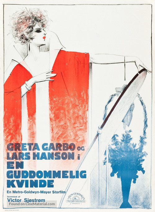 The Divine Woman - Danish Movie Poster