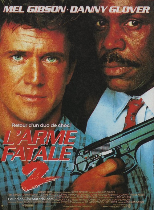 Lethal Weapon 2 - French Movie Poster