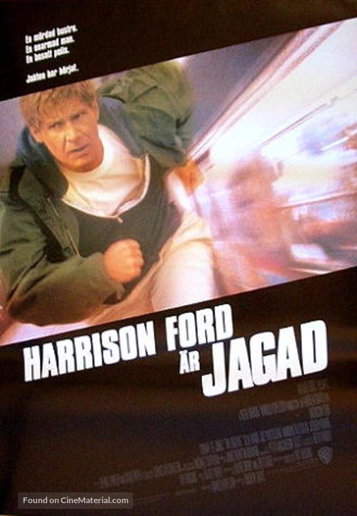 The Fugitive - Swedish Movie Poster