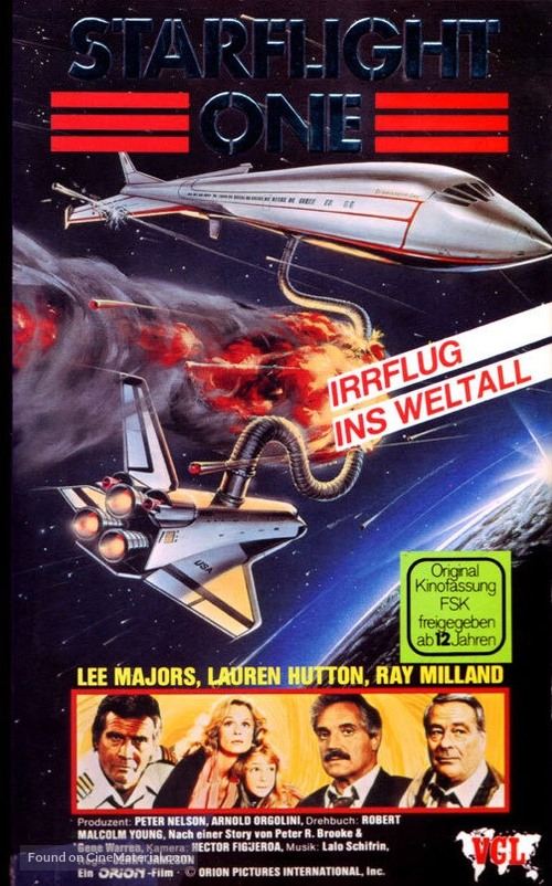 Starflight: The Plane That Couldn&#039;t Land - German VHS movie cover