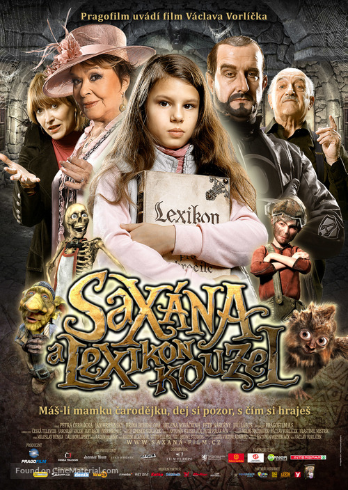 Sax&aacute;na a Lexikon kouzel - Czech Movie Poster