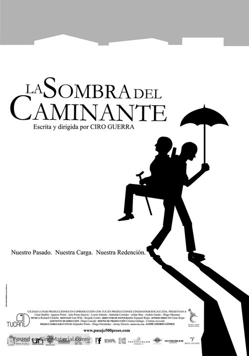 La sombra del caminante - Colombian Movie Poster