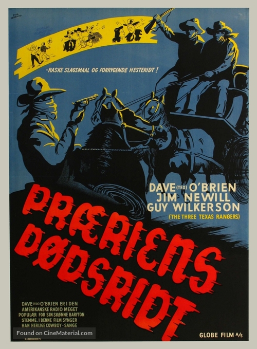 Boss of Rawhide - Danish Movie Poster