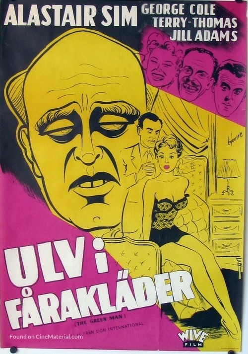 The Green Man - Swedish Movie Poster