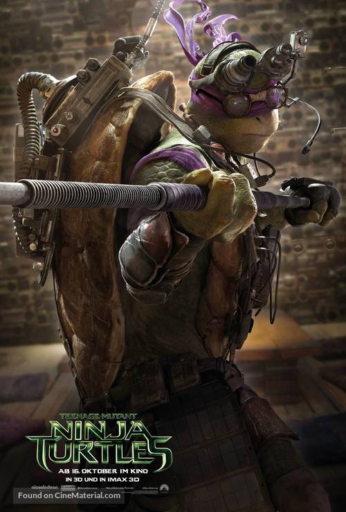 Teenage Mutant Ninja Turtles - German Movie Poster