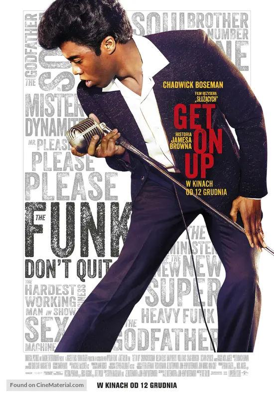 Get on Up - Polish Movie Poster
