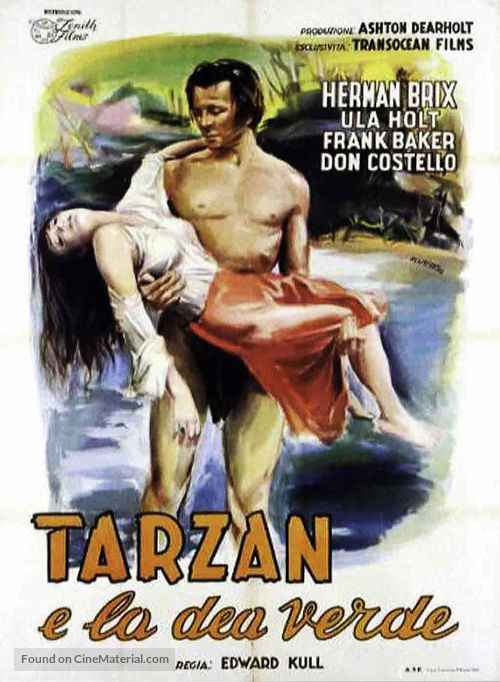 Tarzan and the Green Goddess - Italian Movie Poster