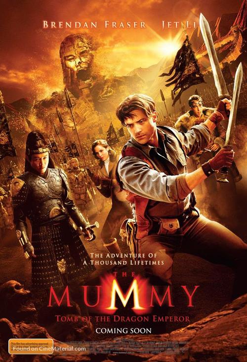 The Mummy: Tomb of the Dragon Emperor - Australian Movie Poster