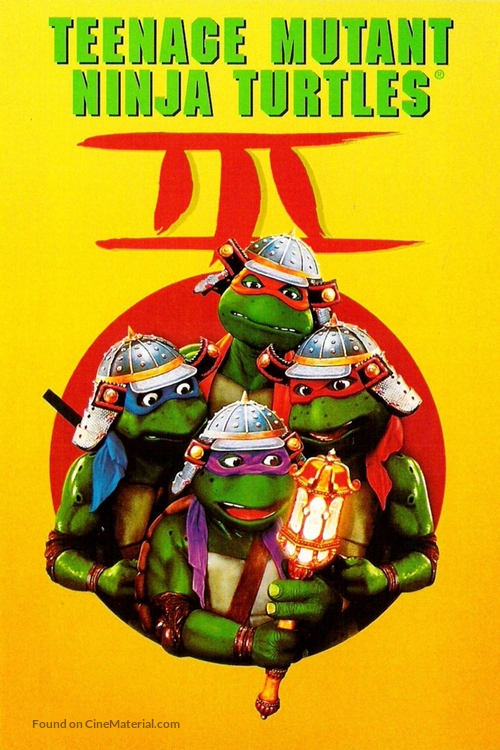 Teenage Mutant Ninja Turtles III - DVD movie cover