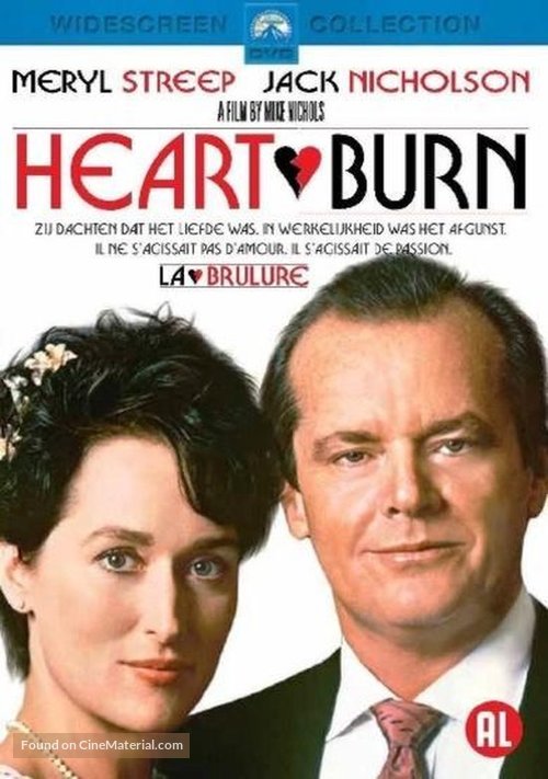 Heartburn - Dutch Movie Cover