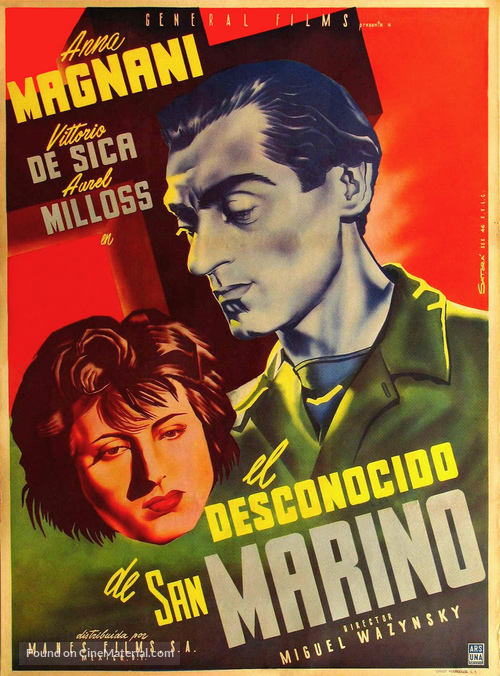 Lo sconosciuto di San Marino - Mexican Movie Poster