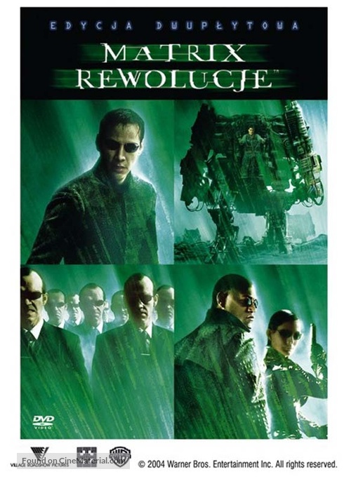 The Matrix Revolutions - Polish DVD movie cover