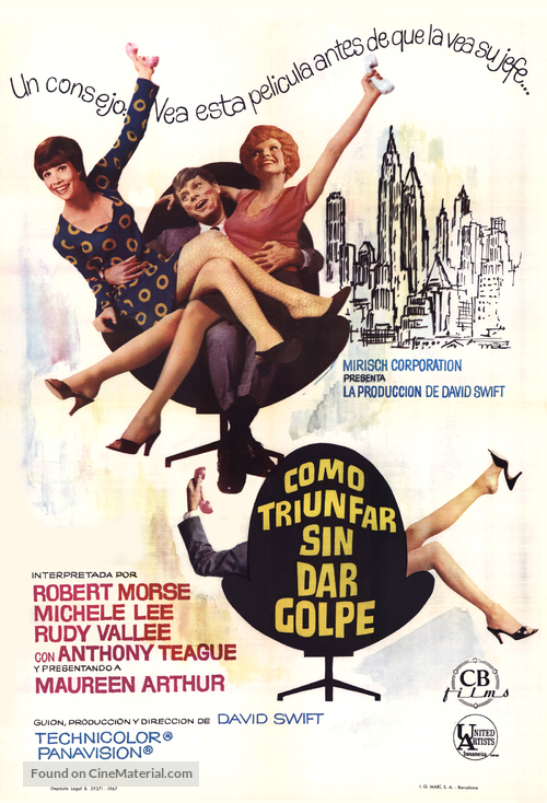 How to Succeed in Business Without Really Trying - Spanish Movie Poster