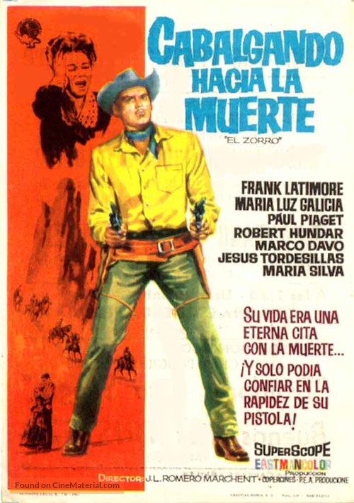 L&#039;ombra di Zorro - Spanish Movie Poster
