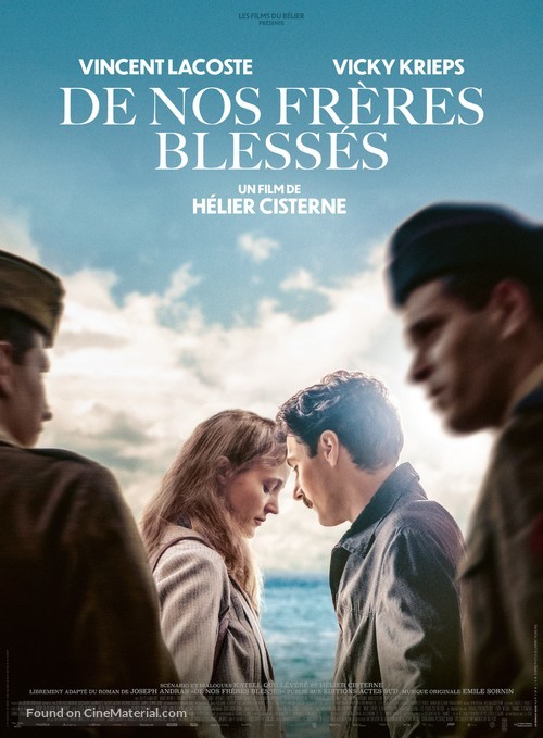 De nos fr&egrave;res bless&eacute;s - French Movie Poster