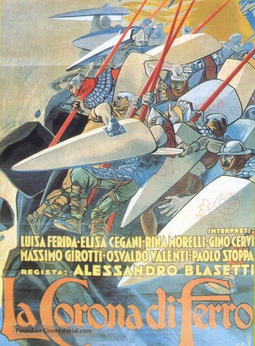 La corona di ferro - Italian Movie Poster