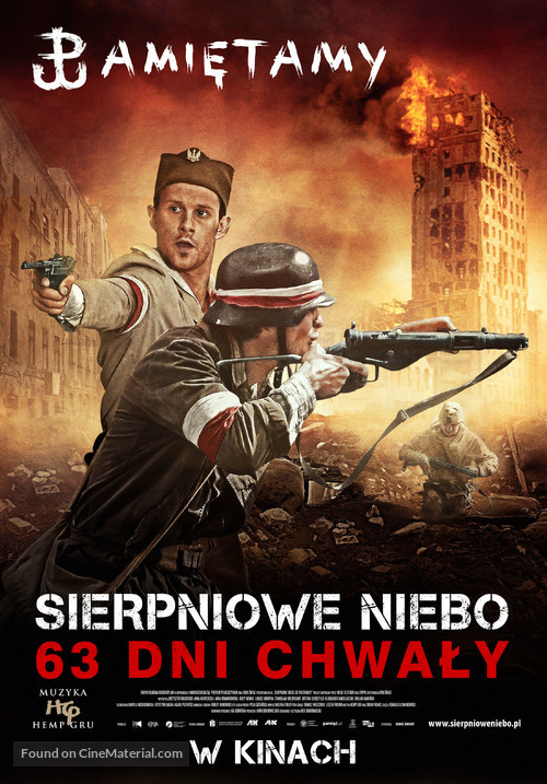 Powstanie 44. Sierpniowe niebo - Polish Movie Poster