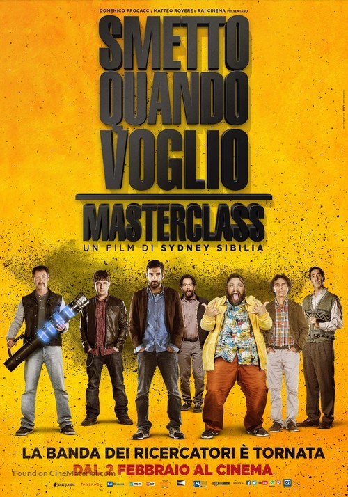 Smetto quando voglio: Masterclass - Italian Movie Poster