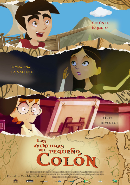 As Aventuras do Pequeno Colombo - Spanish Movie Poster