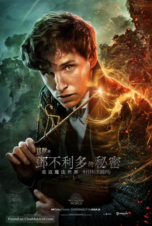 Fantastic Beasts: The Secrets of Dumbledore - Taiwanese Movie Poster