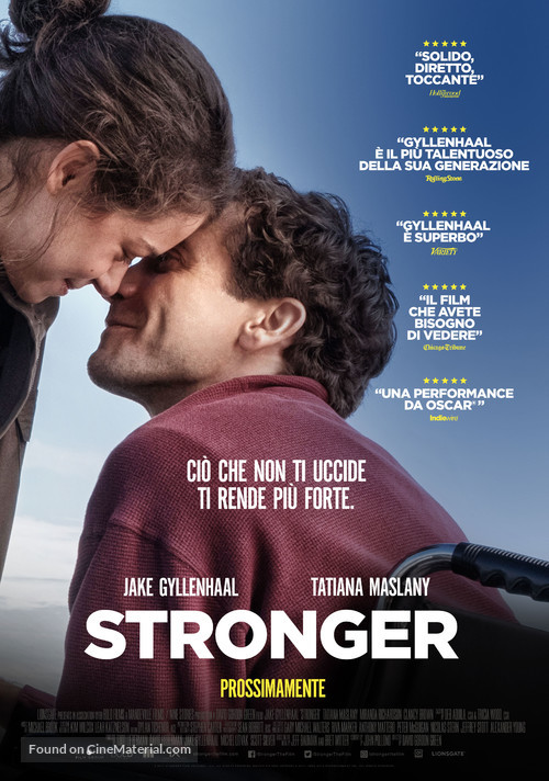 Stronger - Italian Movie Poster