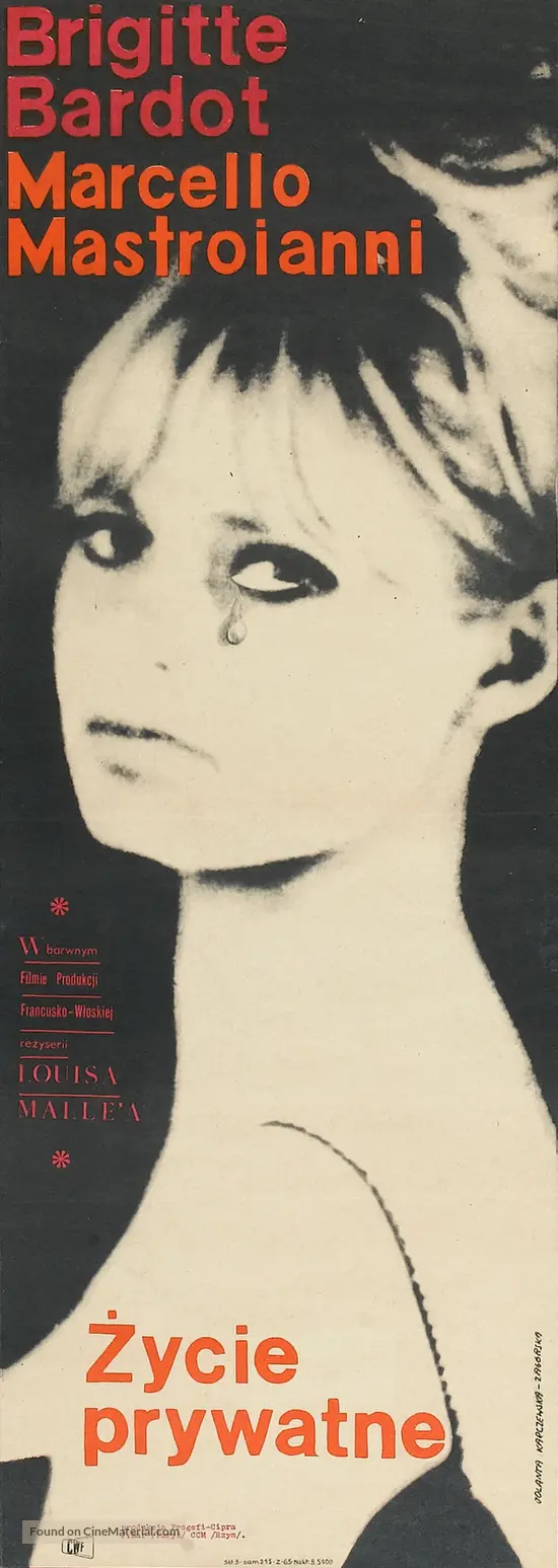 Vie priv&eacute;e - Polish Movie Poster