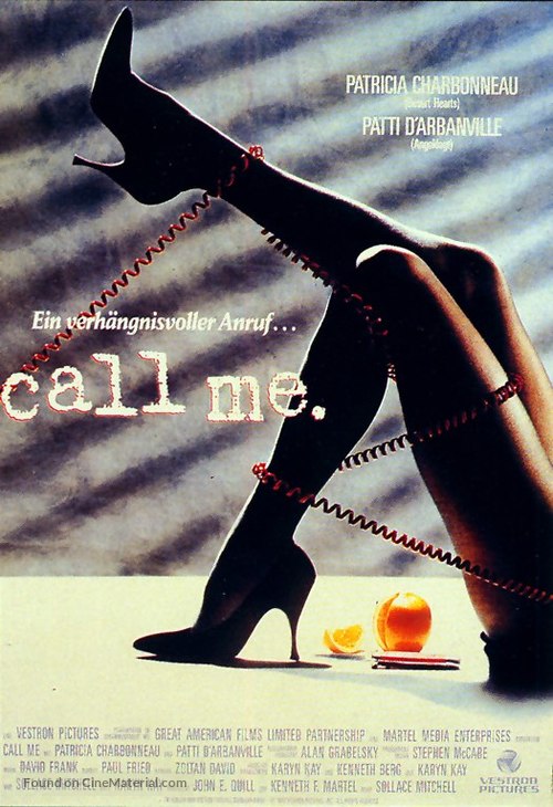 Call Me - German Movie Poster