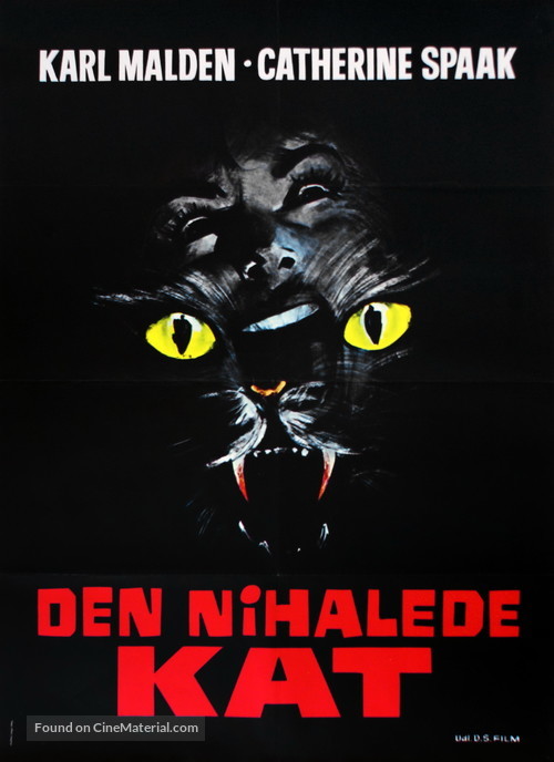 Il gatto a nove code - Danish Movie Poster