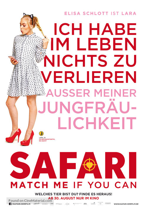 Safari: Match Me If You Can - German Movie Poster