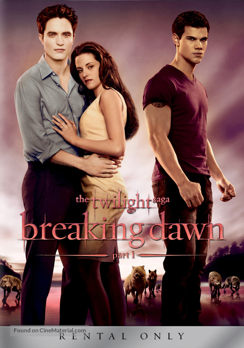 The Twilight Saga: Breaking Dawn - Part 1 - DVD movie cover