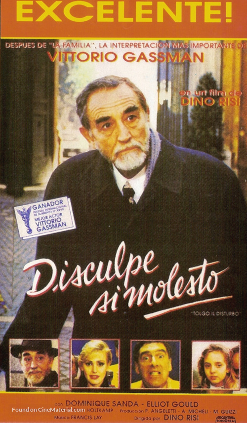 Tolgo il disturbo - Argentinian VHS movie cover