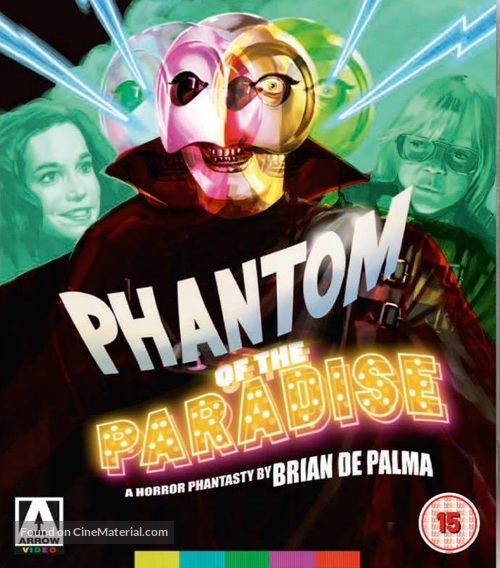 Phantom of the Paradise - British Blu-Ray movie cover