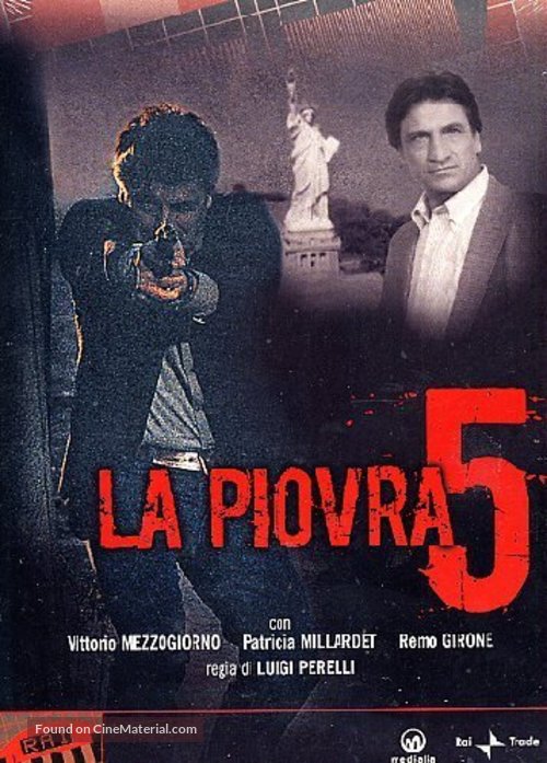 &quot;La piovra 5 - Il cuore del problema&quot; - Italian DVD movie cover